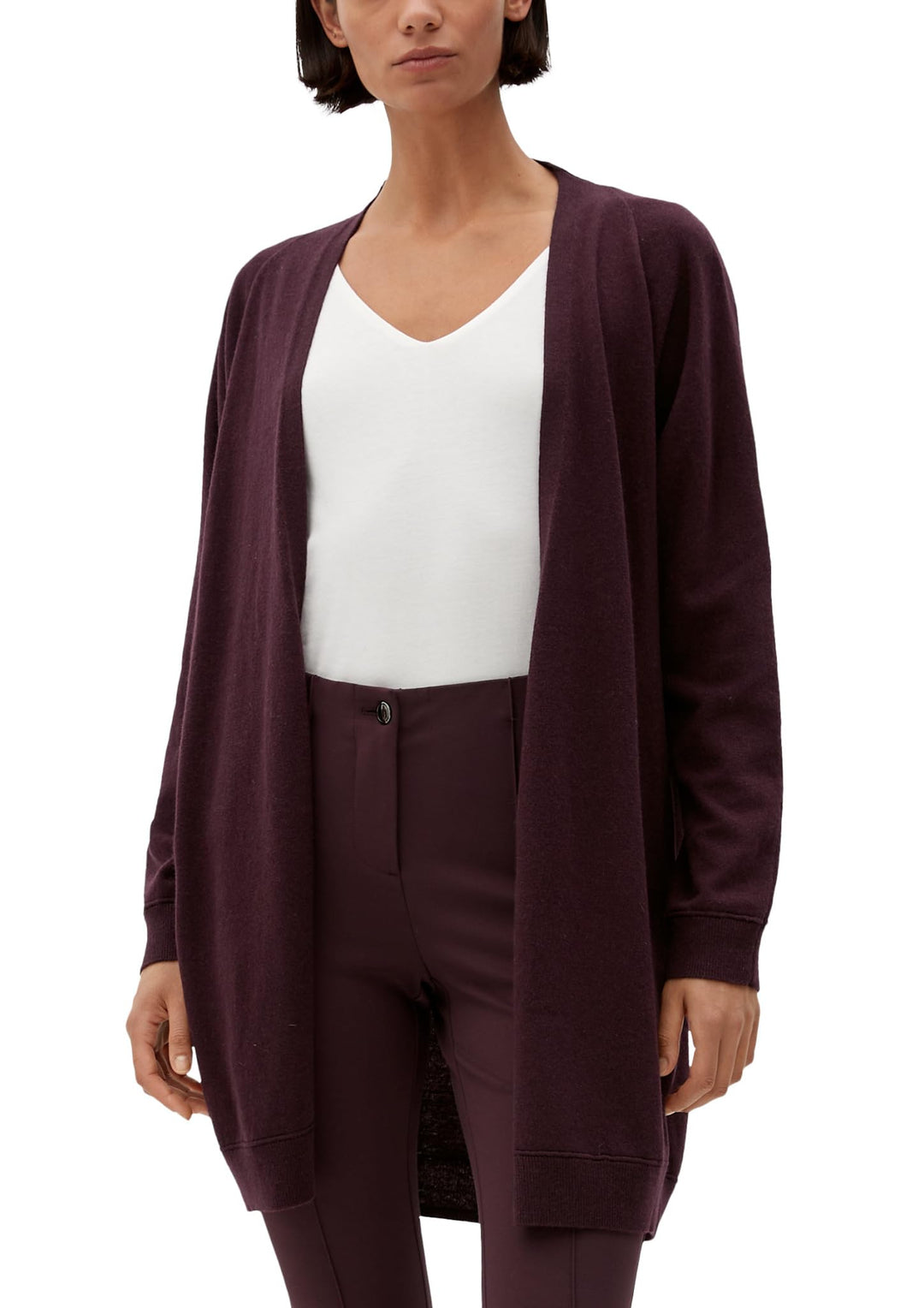 s.Oliver BLACK LABEL Damen Strickjacke L Lila, L Lila