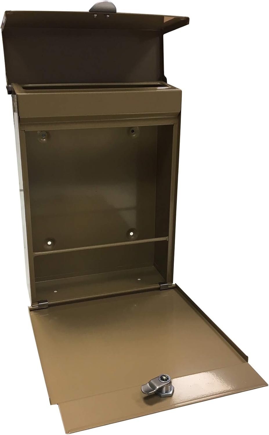 ARREGUI Tondo M E6735-SIL Briefkasten aus Verzinktem Stahl, Grösse M (DIN A4 Post), mit ihrer Hausnu