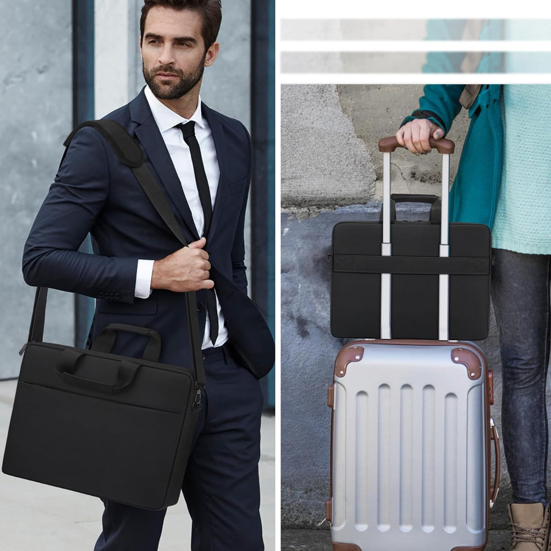 TECOOL 14 Zoll Laptoptasche Schultertasche für 14 Zoll Lenovo Acer ASUS Dell HP Chromebook Umhängeta
