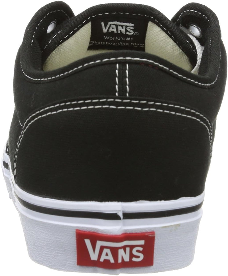 Vans Herren Atwood Sneaker 37 EU Schwarz Canvas Blk Wht 187, 37 EU Schwarz Canvas Blk Wht 187