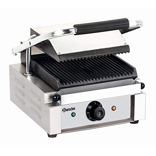 Kontaktgrill CNS Grillplatten gerillt