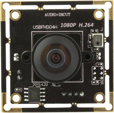 ELP Webcam 1080p H.264 USB Camera (Kamera Modul mit 180 Grad Objektiv)