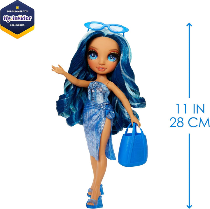 Rainbow High Swim & Style - Violet (Lila) & Swim & Style - Skyler (Blau) - 28 cm Grosse Puppe mit Sc