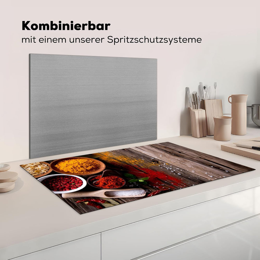 KitchenYeah© Herdabdeckplatte Einteilig Induktionsmatte Küche Abdeckung Ceranfeld Herd Abdeckplatte