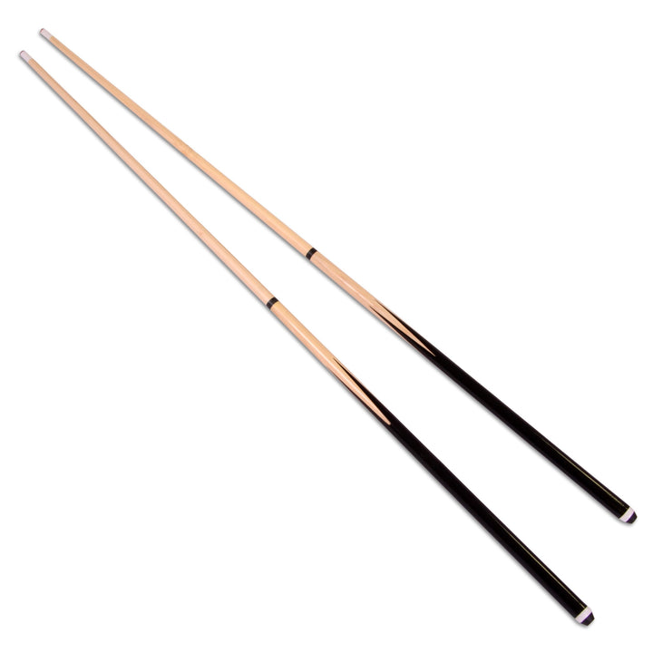 Nexos Trading 2er Set Queues für Billard Snooker Pool aus Holz je 2 teilig ca. 146cm (57 Zoll) mit G