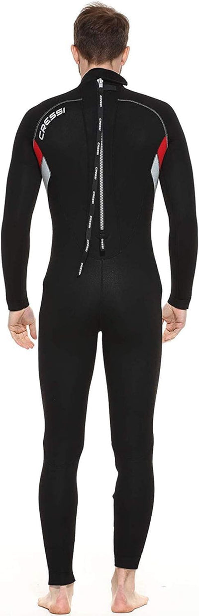 Cressi Castoro Man Monopiece Wetsuit - Taucheranzug Erhältlich in 5 oder 7 mm Neopren, Herren 5 mm S