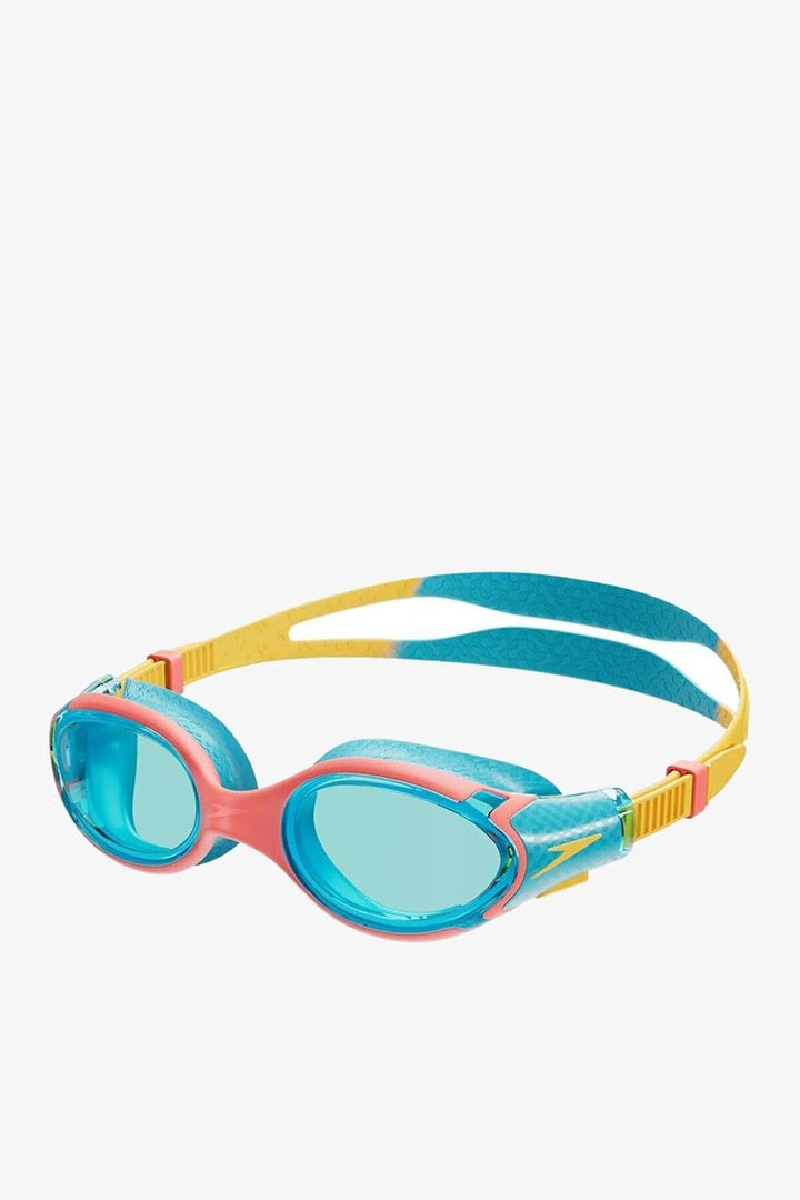 Speedo Unisex Kinder Biofuse 2.0 Schwimmbrille Einheitsgrösse Bolt/Mango/Korallenstrand/Blau, Einhei