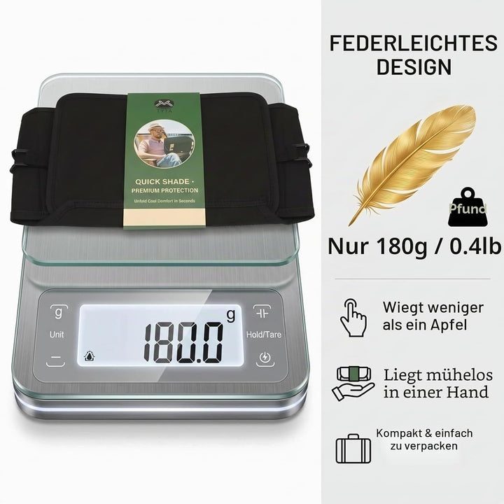 Laptop-Sonnenschutz für Arbeiten im Freien, leichte Computer-Sichtschutzhaube und Blendschutz, faltb