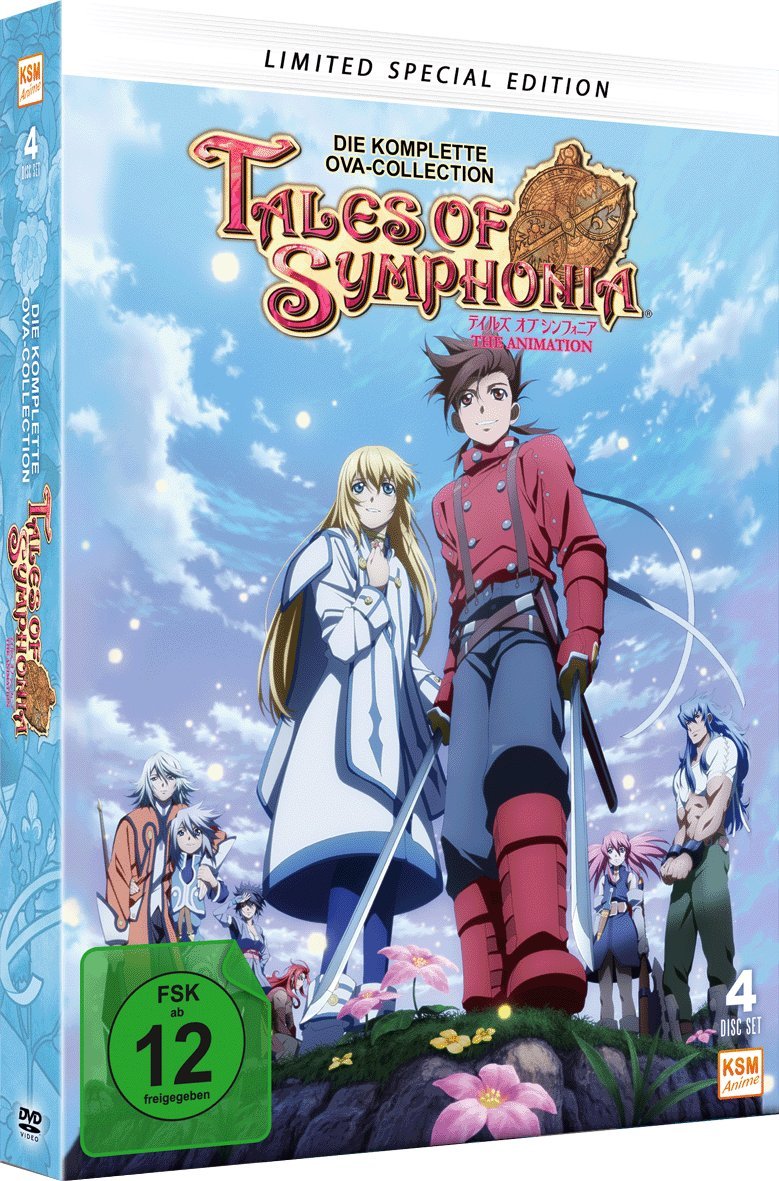 Tales of Symphonia (Special Limited Edition im Mediabook) (4 Disc-Set), DVD
