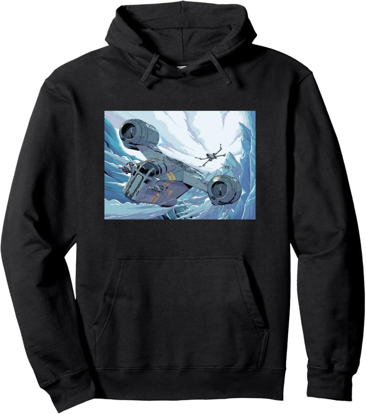 Star Wars The Mandalorian Razor Crest Flight Pullover Hoodie