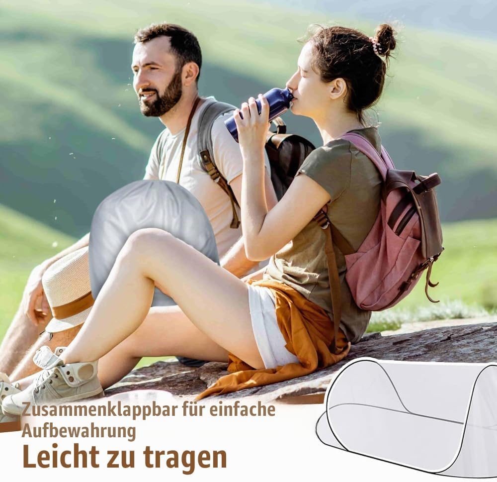 Moskitonetz Reise, 200 x 80 x 56 cm Faltbares Mückennetz, Moskitonetz Pop Up, Fliegennetz Bett, Outd