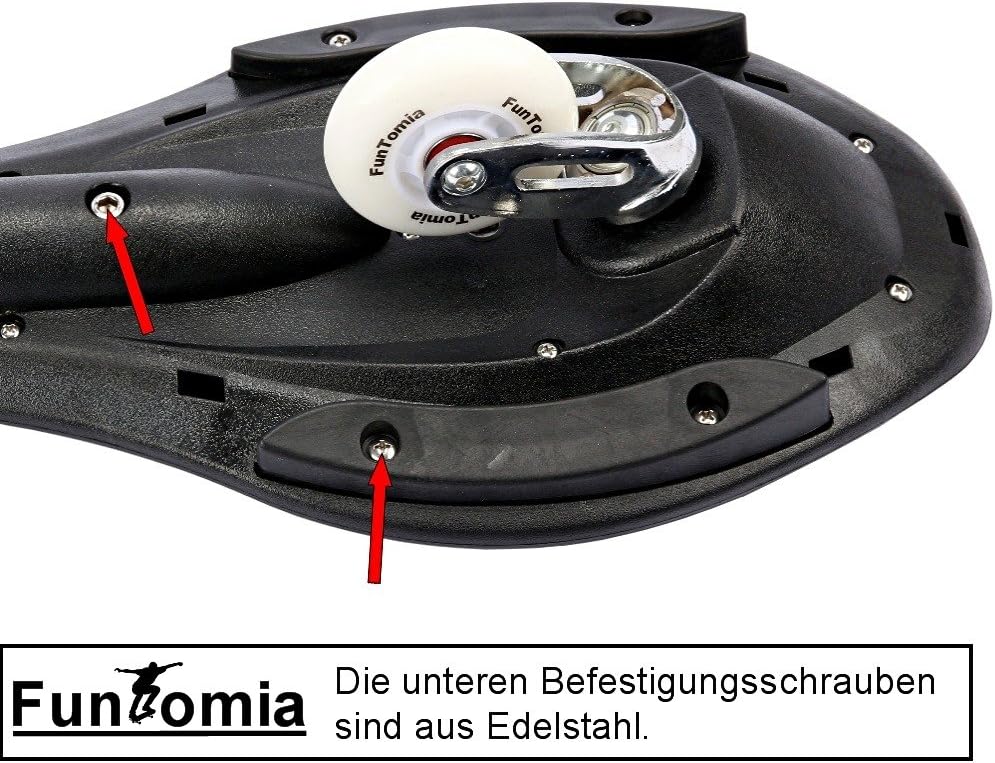 FunTomia Waveboard Original ABEC9 Kugellager inkl. Tasche - Bis 120kg - (Verschiedene Farbdesigns) L