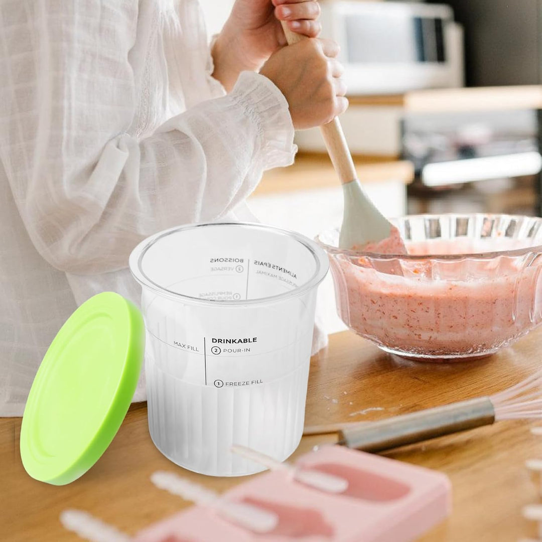 4er-Set Creami Behälter für die Ninja Creami Eismaschine, Creami Deluxe Behälter/Becher für ninja Ei