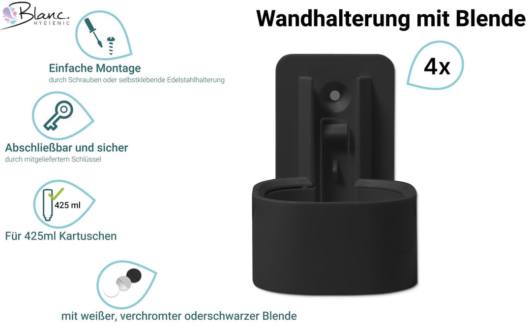 SET: Professionelles Shampoo-Duschgel-Set –12x425 ml–verschied. Düfte+4x Hlterung in verschied. Farb