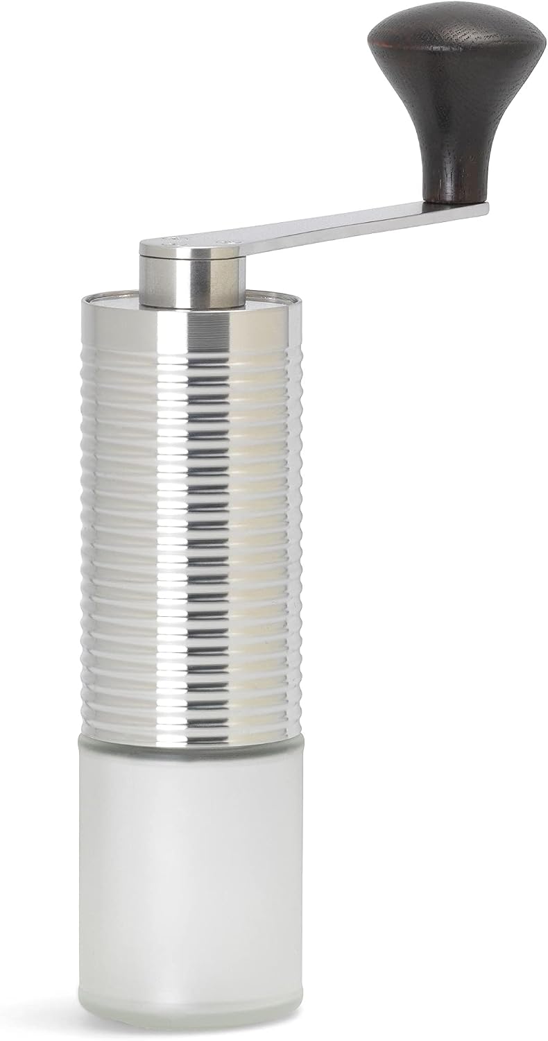 millone compact manuelle Kaffeemühle präzise Mahlgradeinstellung, zwei Edelstahl Mikrokugellager, kl