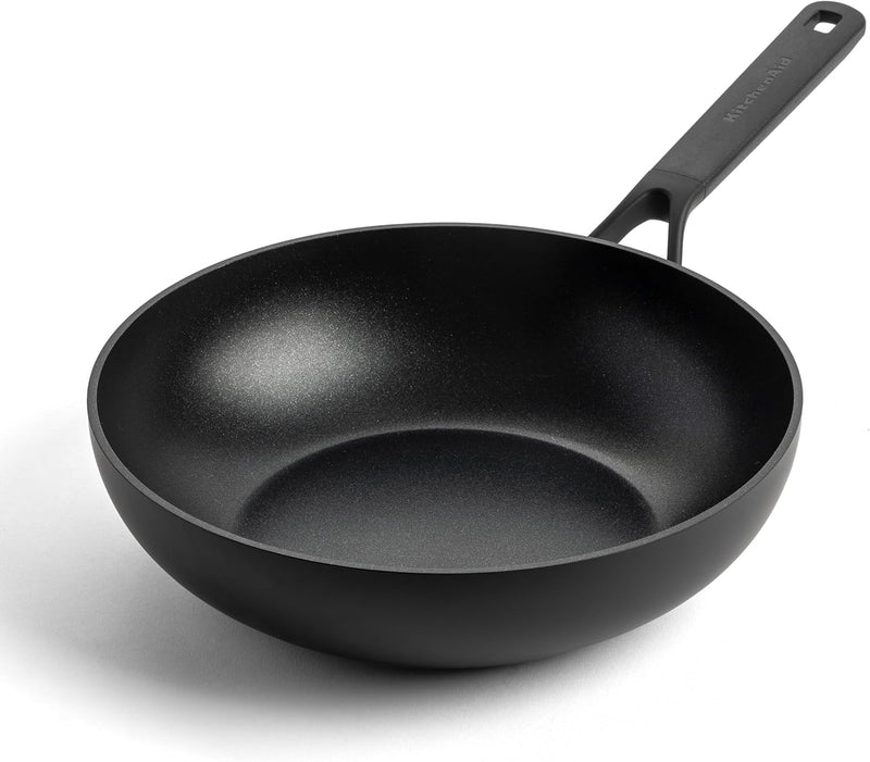 KitchenAid Classic Forged Aluminium Wok mit Antihaftbeschichtung, 28cm/3.6 Liter,