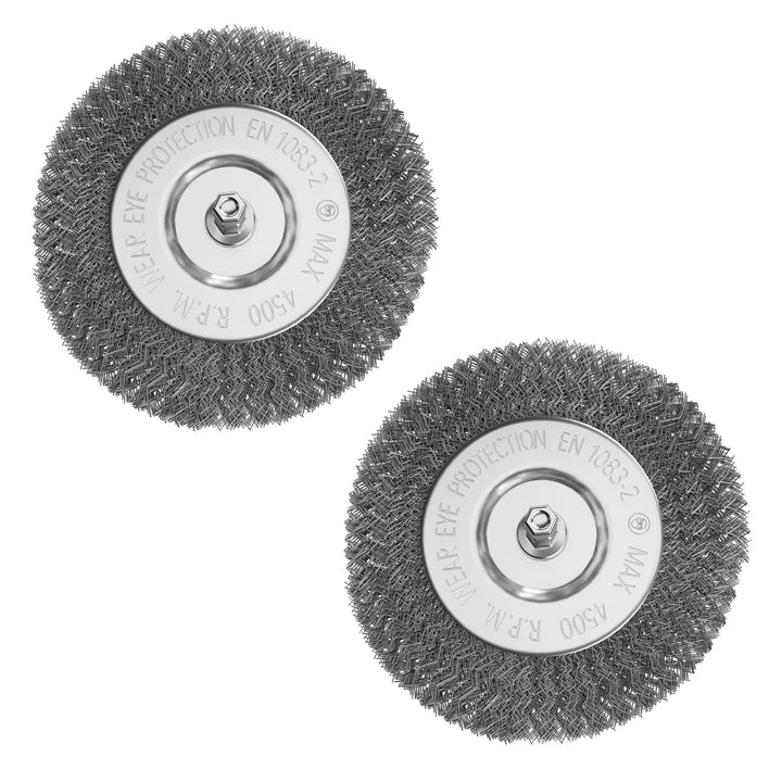 2 Ersatzbürsten Nylon Ersatzfugenbürste passend für Güde Fugenreiniger GFR 401 (94317) zur Anwendung