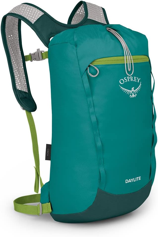 Osprey Europe Daylite Cinch Pack Backpack Escapade Green/Baikal Green, Escapade Green/Baikal Green