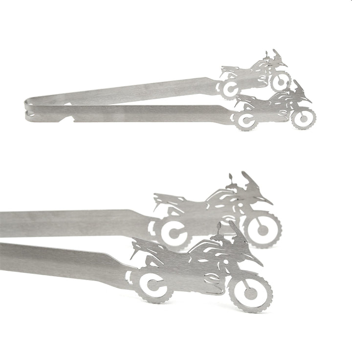 Grillzange Motiv Motorrad GS, spülmaschinengeeignet, Geschenkidee, Männergeschenk, Geschenk Motorrad