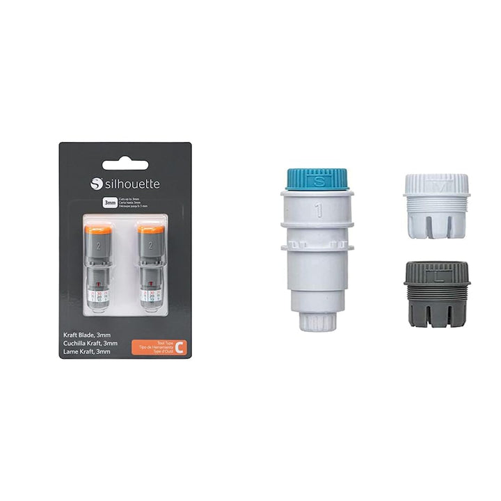 Silhouette America Silhouette 3 mm Kraft Klinge nur für Cameo 4, Grau & er für Silhouette Cameo 4 un