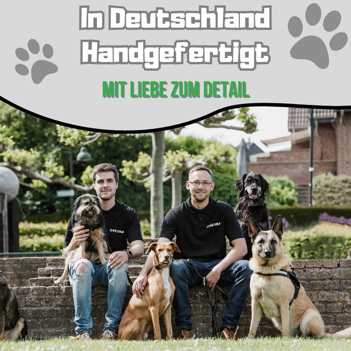 2m Führleine mit Handschlaufe | 19mm Breite für kleine, mittelgrosse & grosse Hunde | weich + leicht
