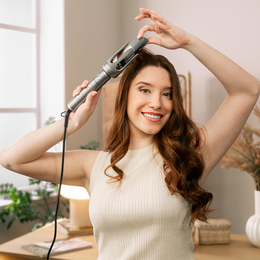Cecotec Automatischer Lockenstab mit SurfCare Magic Waves Style, 41 W, Keramik- und Turmalinbeschich