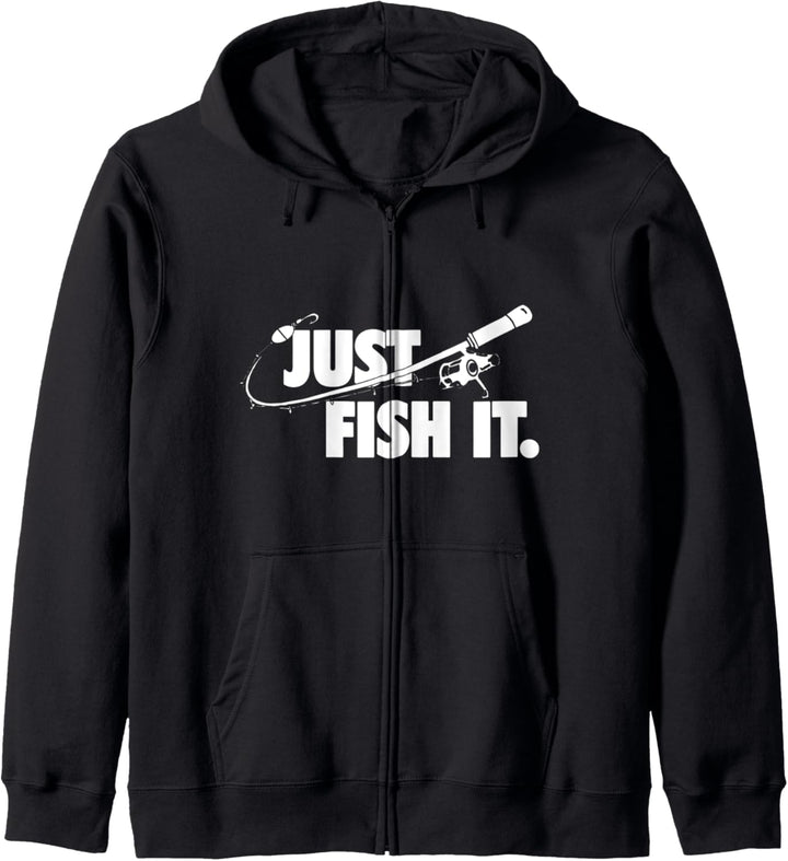 Cool Just fish it Design | Just Catch it and Release Fishing Kapuzenjacke