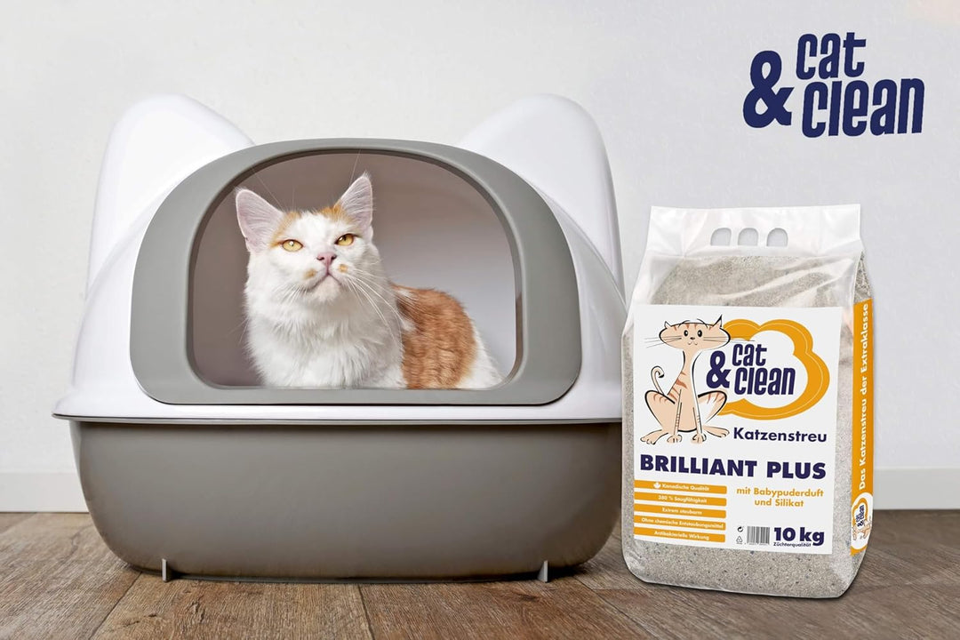 Cat & Clean Katzenstreu Der Extraklasse Klumpendes Einstreu Extrem Saugfähig Naturprodukt Aus Benton
