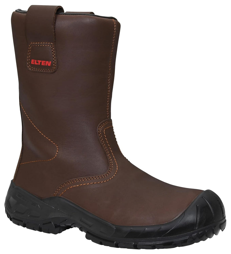 ELTEN Sicherheitsschuhe, Winter RIGGER Boot ESD S3 CI, Damen und Herren, Leder, Stahlkappe, leicht,