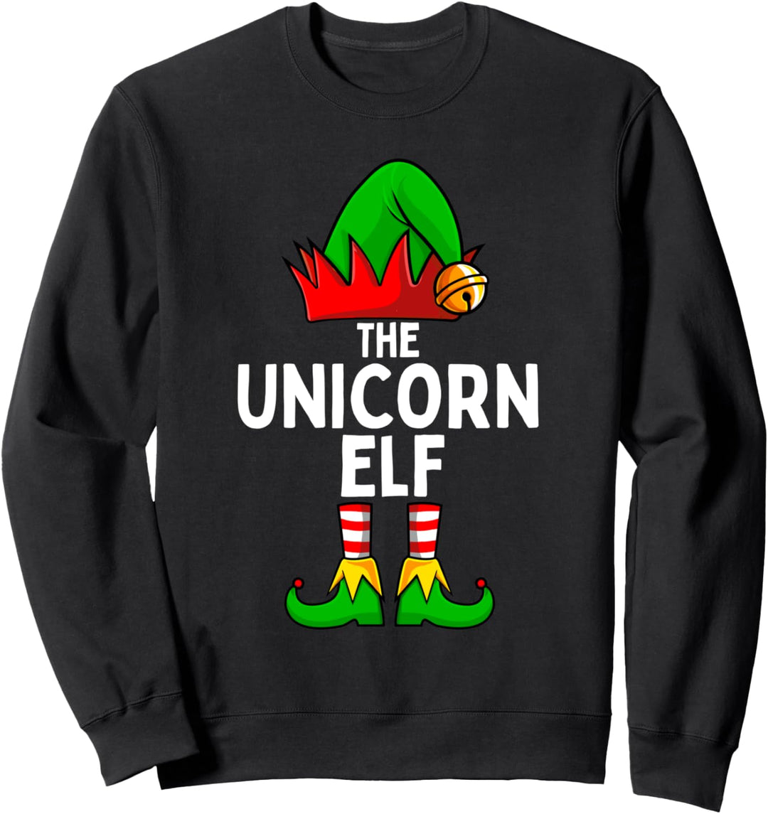Die Einhorn-Elfe, lustige Weihnachts-Familie Sweatshirt