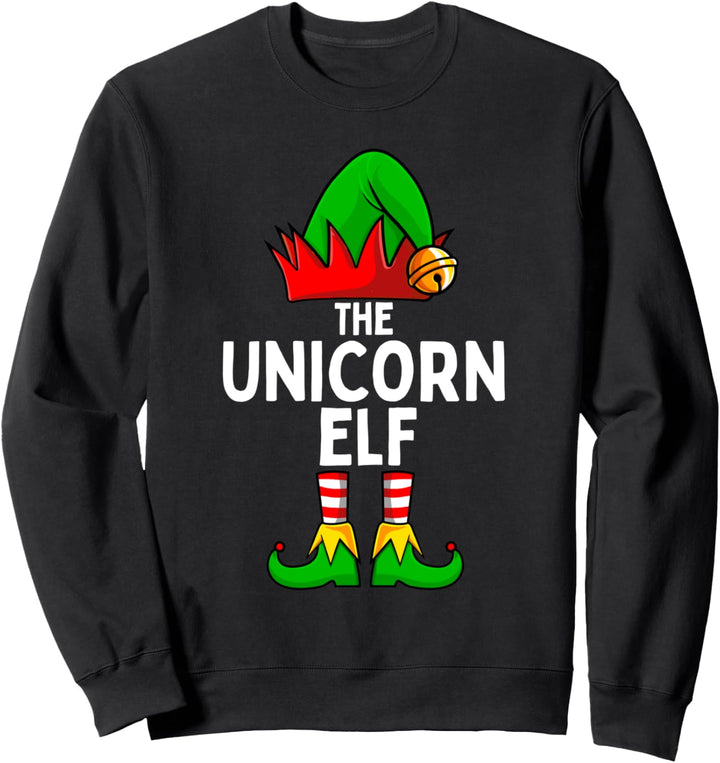 Die Einhorn-Elfe, lustige Weihnachts-Familie Sweatshirt
