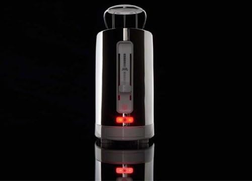 Alessi SG68 W Design Toaster mit Brötchenaufsatz, aus Edelstahl und PC, weiss