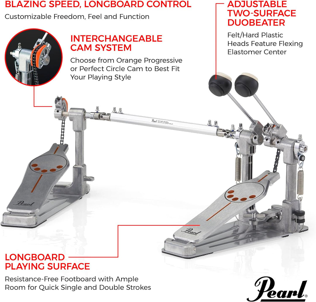 PEARL P-932 Bass Drum Doppel Pedal Doppelpedal P-932, Doppelpedal P-932