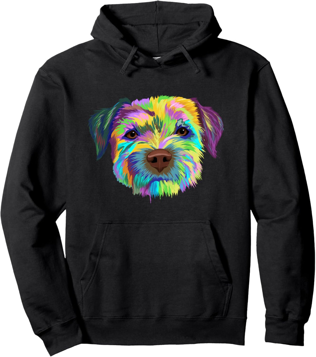 Splash Hund Border Terrier Pullover Hoodie