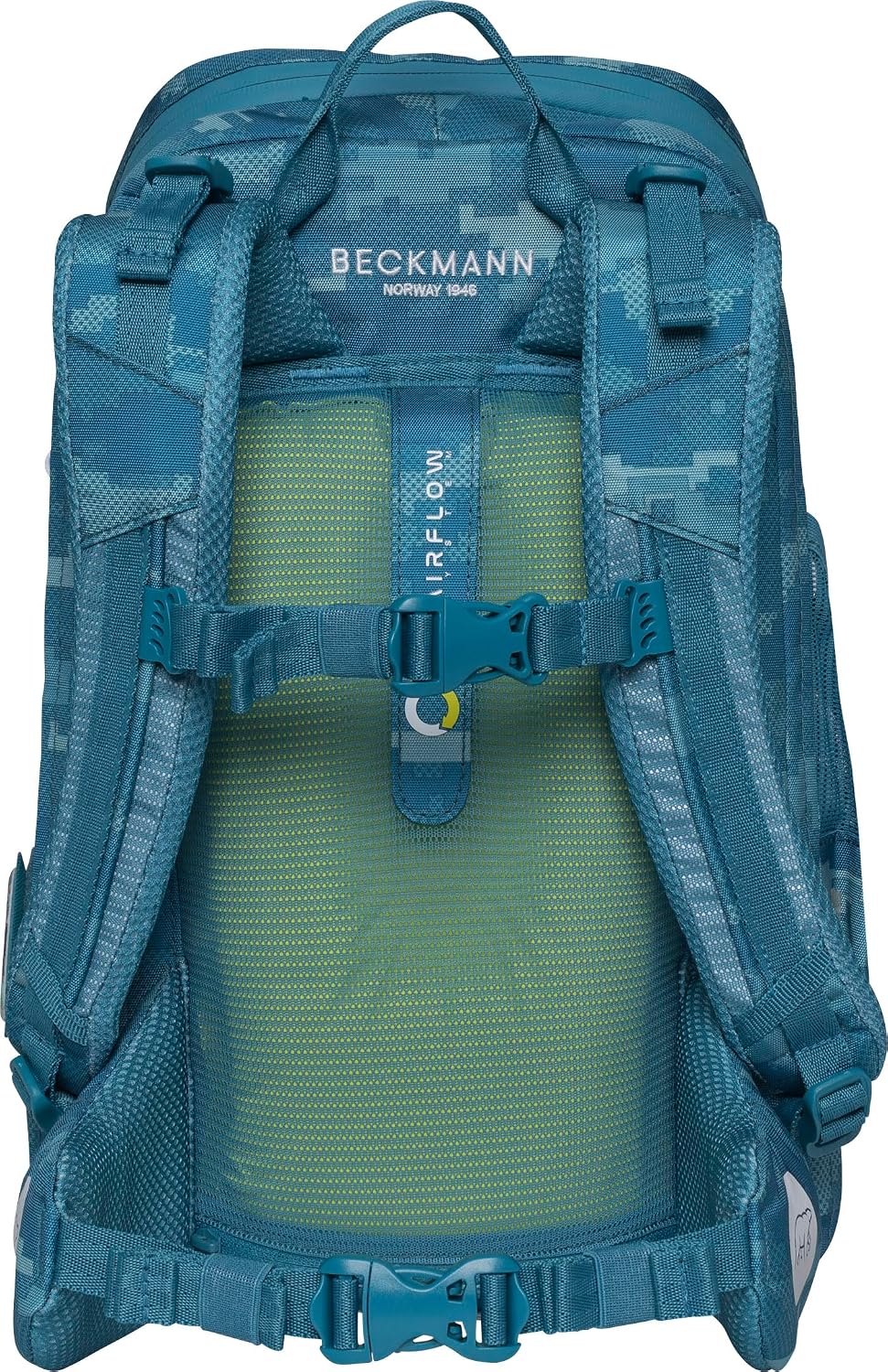 BECKMANN, Schulrucksack-Set Active Air FLX, 6-teilig, Grundschule, inkl. Regenüberzug, 22L Jungle Ga