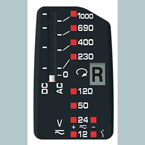 BENNING DUSPOL analog. Spannungsprüfer (mit Tauchspul-Pegelanzeige, Spannungsmessbereich 12 V - 1000