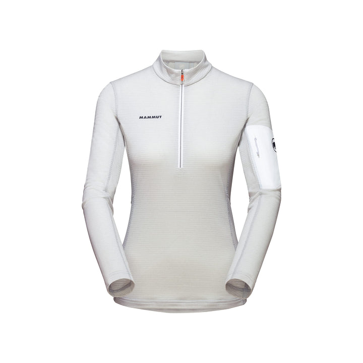 Mammut Damen Aenergy Light Half Midlayer Pullover L White/Highway, L White/Highway