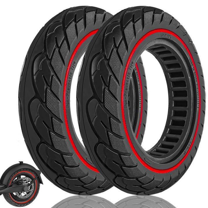 2 Stk. Vollgummireifen 10x2,125 für Xiaomi M365/Pro/Pro 2 Gotrax GXL/XR Elektroroller, rutschfest, p
