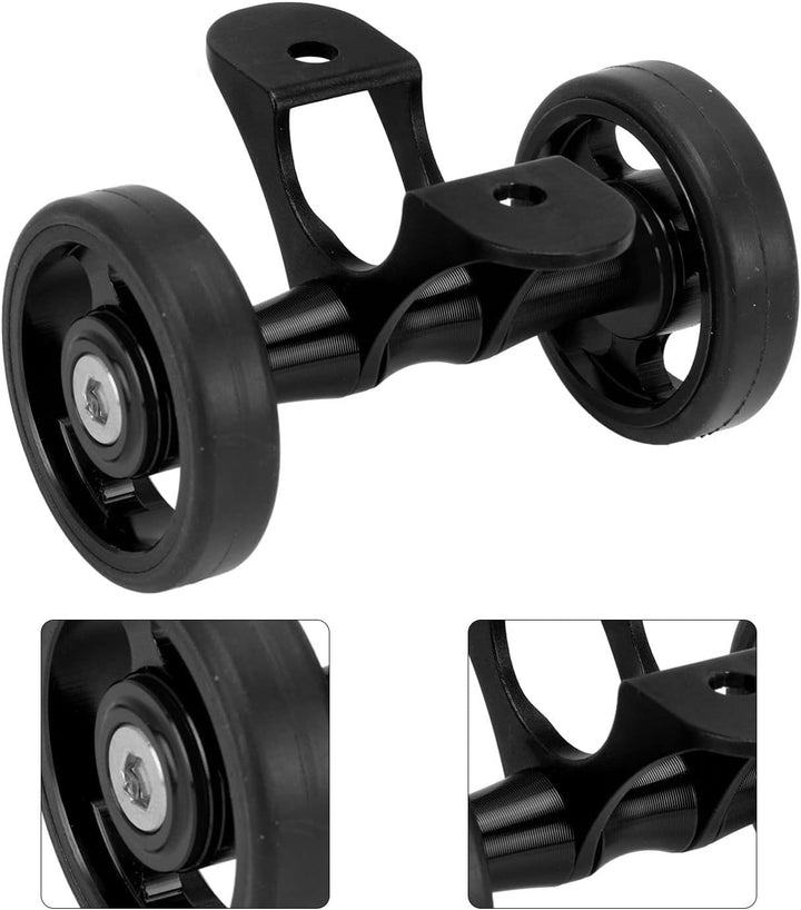 Bewinner Easywheel Doppel Hinterräder für Brompton Faltrad, Fahrradschutzblech Verlängerungsrollenba