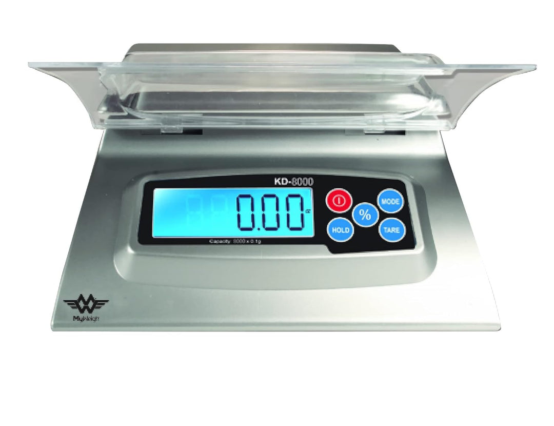 My Weigh KD8000 Küchenwaage mit Teigausbeute-Anzeige, EU Adaptor