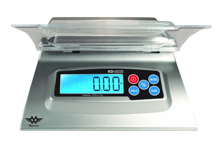 My Weigh KD8000 Küchenwaage mit Teigausbeute-Anzeige, EU Adaptor