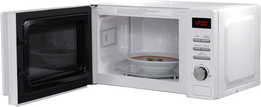 Russell Hobbs RHM2079A Digitale Solo-Mikrowelle, 20 L, 800 W, 5 Leistungsstufen, automatisches Aufta