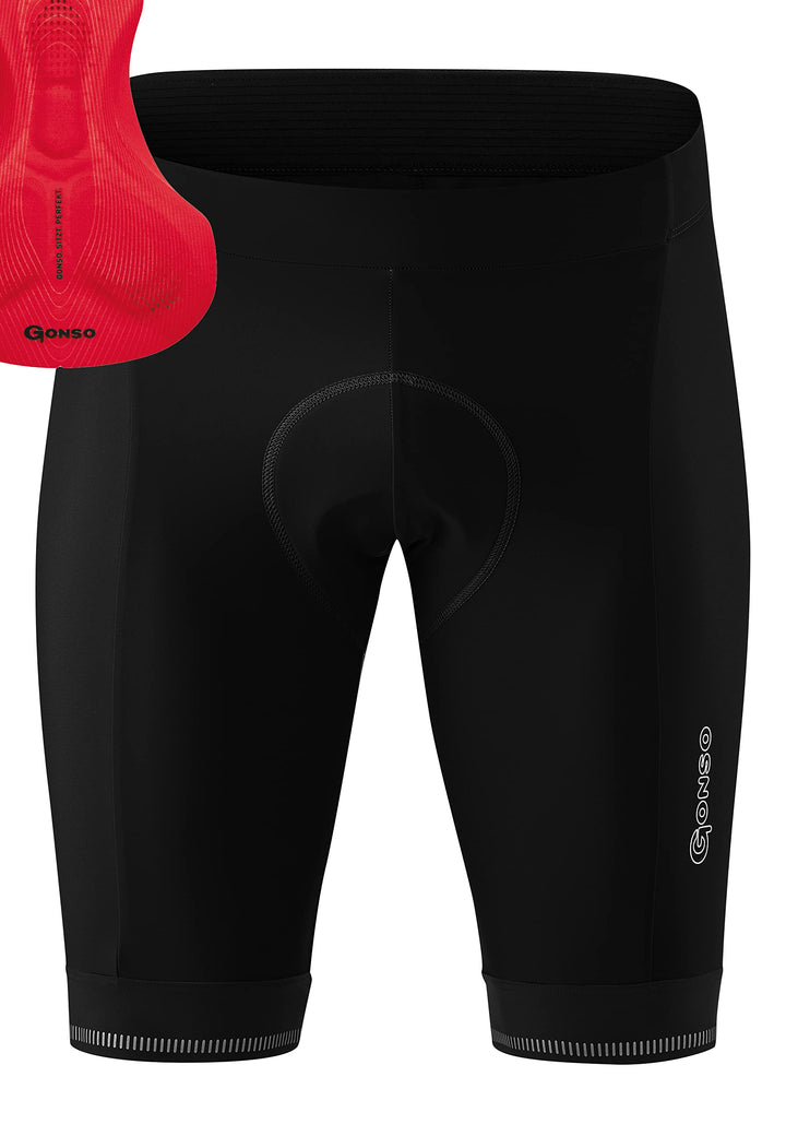 Gonso Herren Fahrradhose Sitivo M, Radhose mit Polster, atmungsaktive Radlerhose für Touren mit dem