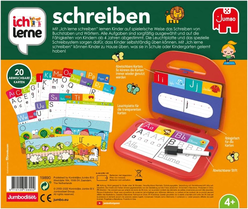 Jumbo Spiele ich lerne schreiben - Lernspiel für Kinder ab 4 Jahren