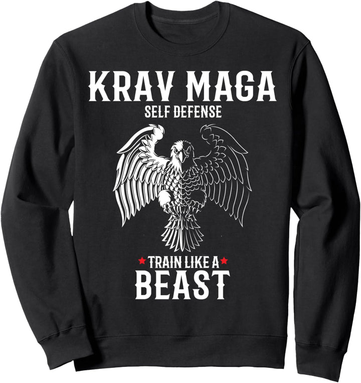 Krav Maga Eagle - Trainieren wie eine Bestie - Israelische Sweatshirt