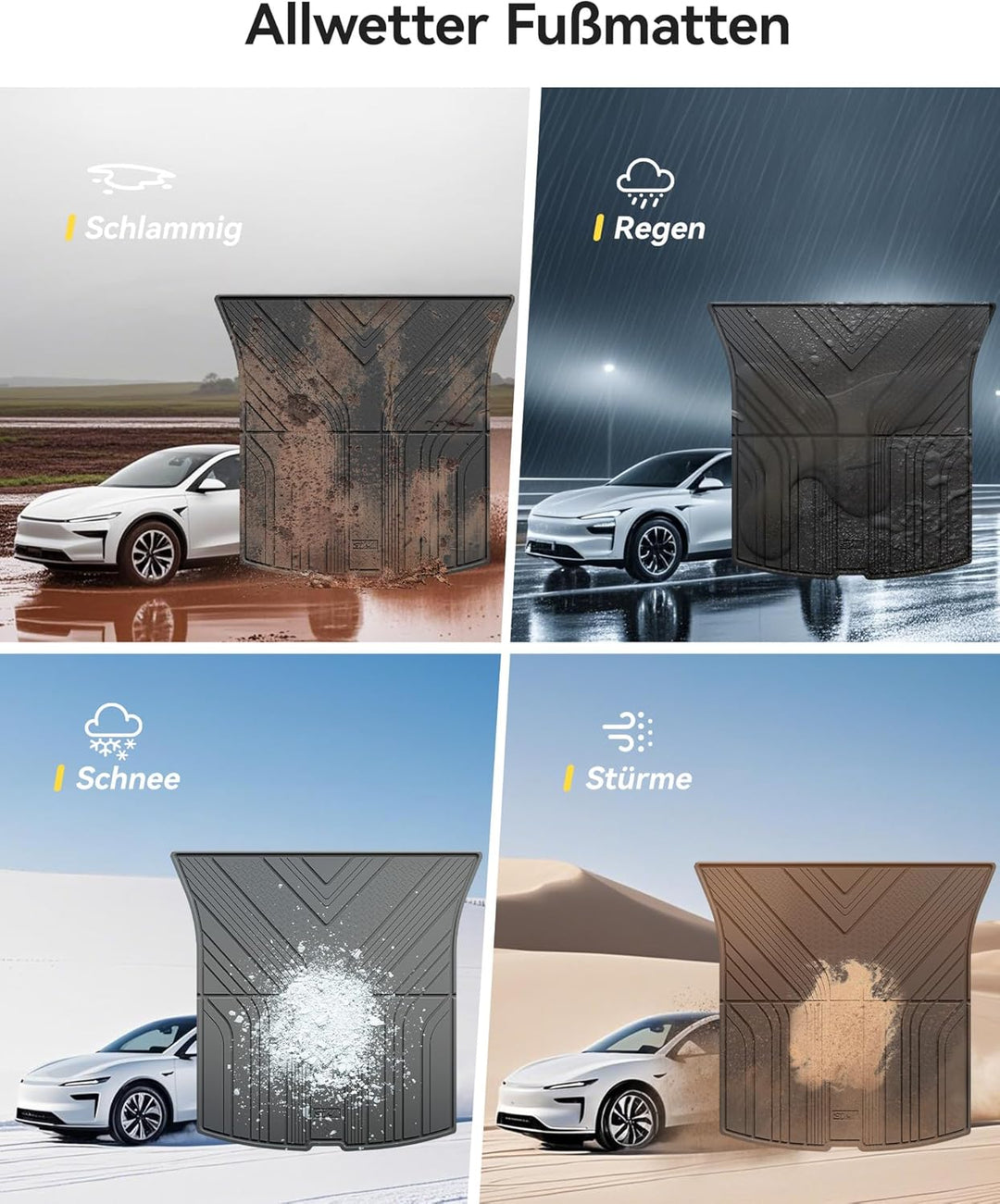 3W Tesla Model Y 2025-2026 Juniper Premium/Performance und New Standard Kofferraumwanne, Thorex™ All