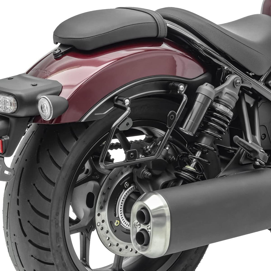 Set 2X Satteltaschen + Halter für Honda Rebel 1100 2021 CV1F-schwarz