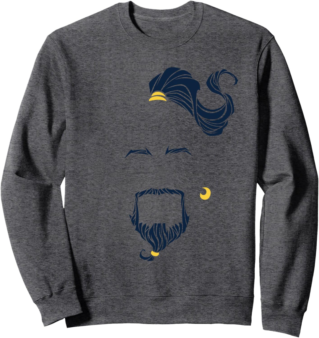 Aladdin Movie Genie Blue Face Sweatshirt