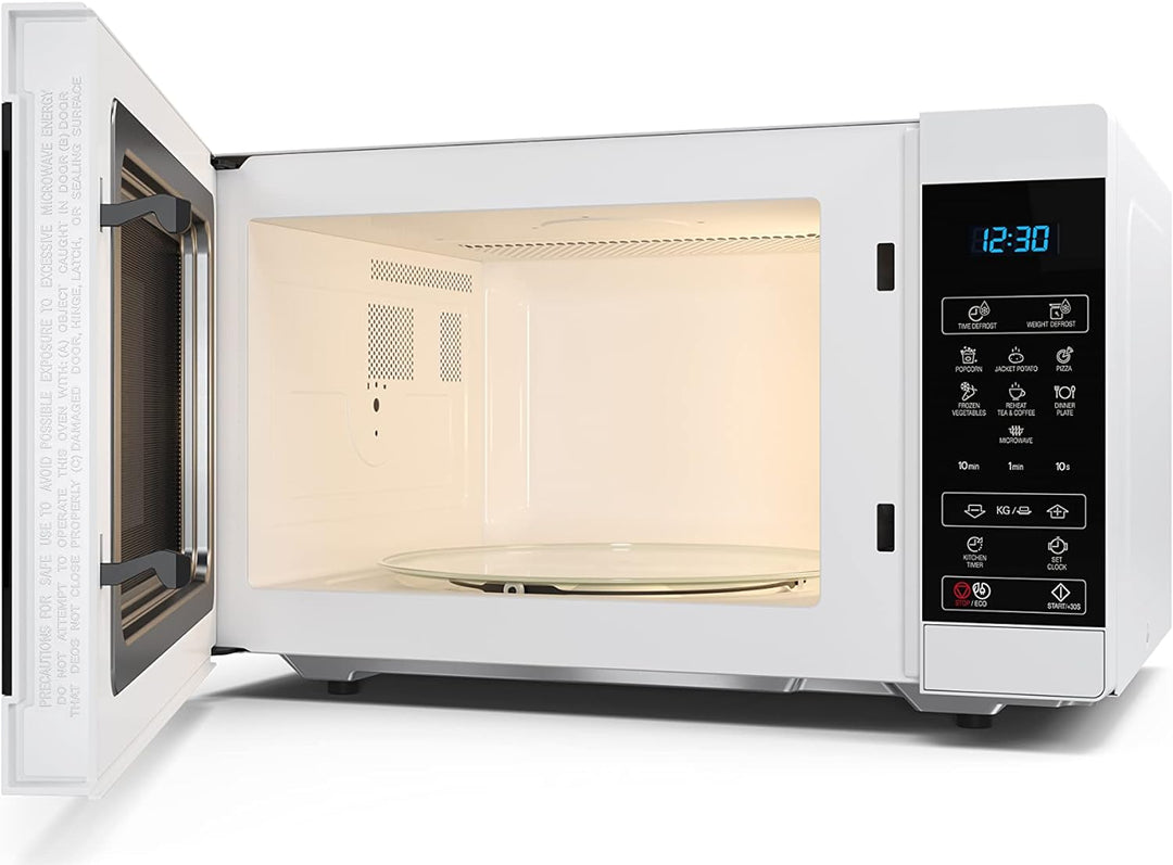 SHARP MS51EW Mikrowelle (Mikrowelle: 900W, 11 Leistungsstufen, Auftaufunktion, Abmessungen: 513x306x