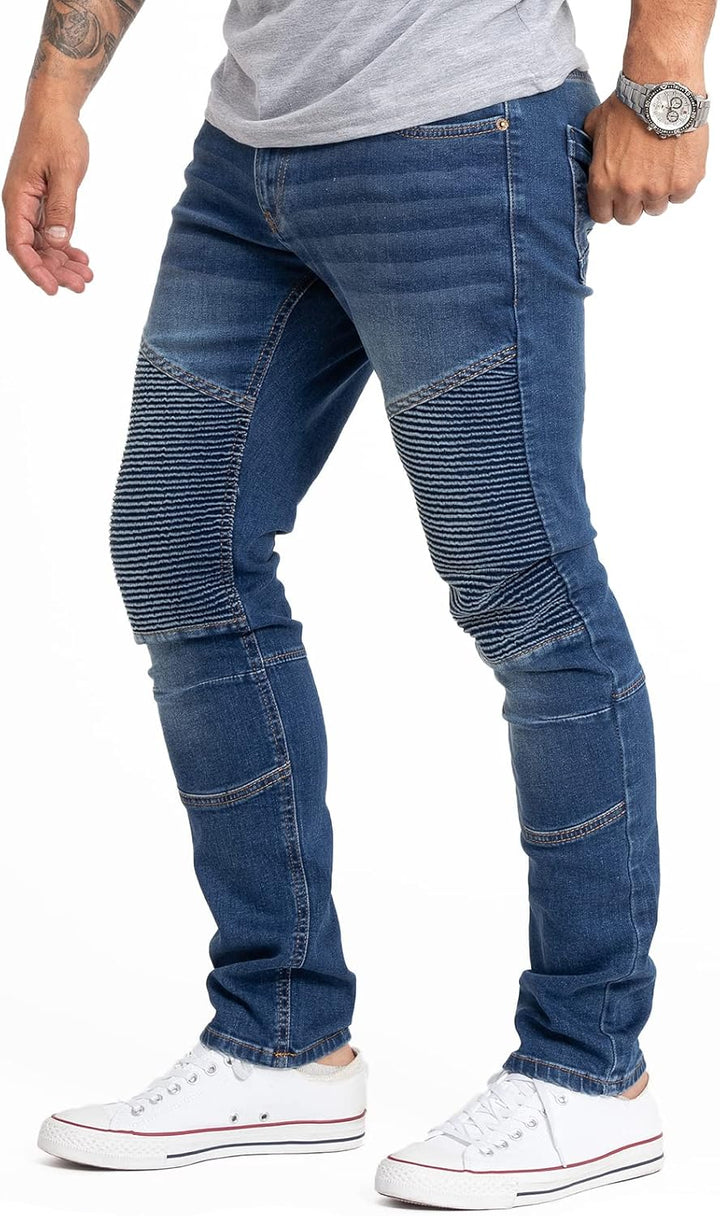 Rock Creek Herren Jeans Hose Slim Fit M75 34W / 34L Rc-2180-blau, 34W / 34L Rc-2180-blau